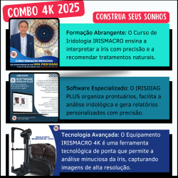 Combo 4kP 2025: Profissional Irismacro Iridologia e Naturopatia: Capacitação Profissional e Tecnologia de Ponta.