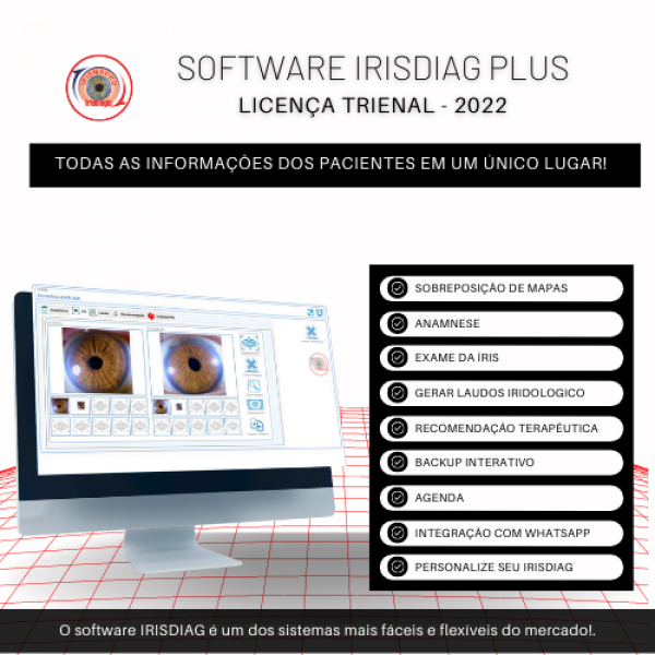 IrisDiag - Versão 2022 - Licença Trienal